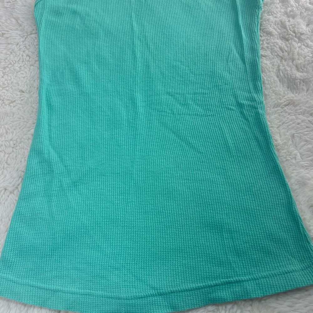 725 Originals Womens  Size Medium Sleeveless tank Top Green # 235 - Picture 3 of 6